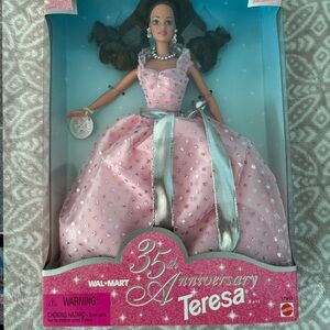 Barbie Special Edition Doll in Pink and Silver 35th Anniversary